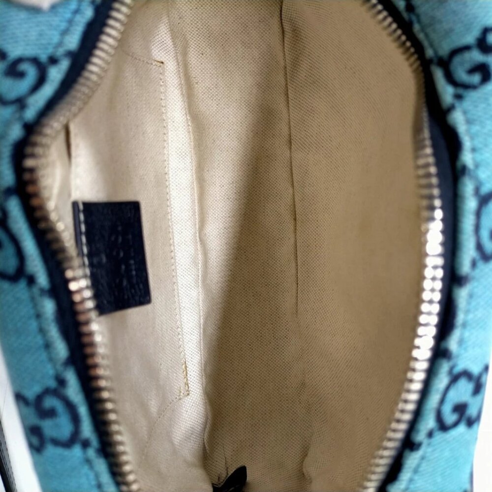 Gucci Crossbody bag Blue Canvas 850-042425 - Picture 9 of 14